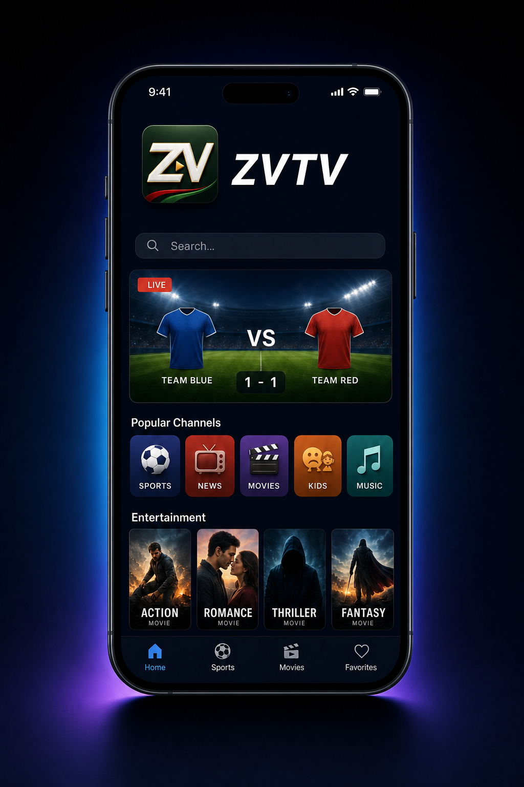 ZVTV অ্যাপ